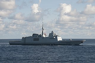French frigate <i>Provence</i> FREMM class multi-purpose frigates in the French Navy