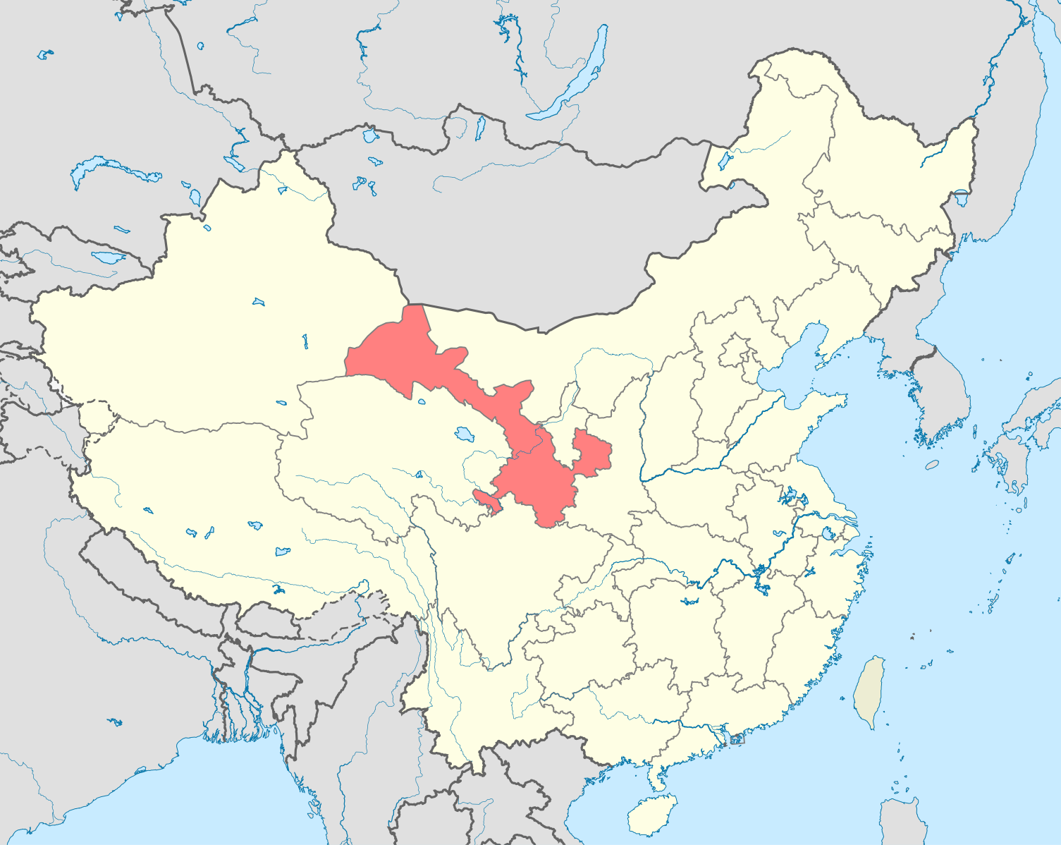 Китай провинция ганьсу