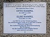 Plaque commémorative Amsterdamer Str 10 (mercredi) Elise et Otto Hampel.jpg