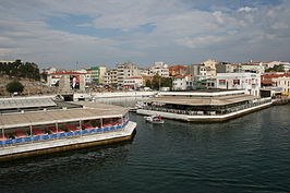 Uitzicht op de haven van Gallipoli