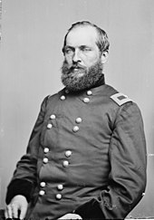 Garfield as a brigadier general during the Civil War General James Garfield - Brady-Handy.jpg