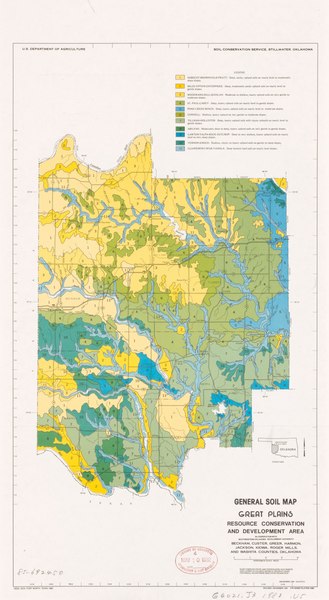 File:General soil map, Great Plains Resource Conservation and Development Area, Beckham, Custer, Greer, Harmon, Jackson, Kiowa, Roger Mills, and Washita Counties, Oklahoma LOC 85692450.tif