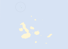 Geospiza septentrionalis map.svg