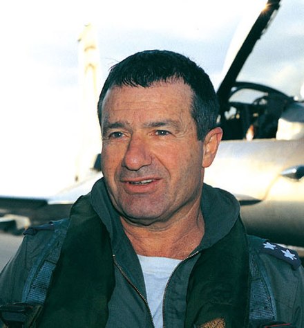 Giora Epstein, the highest scoring flying ace in the Israeli Air Force with 17 aerial victories