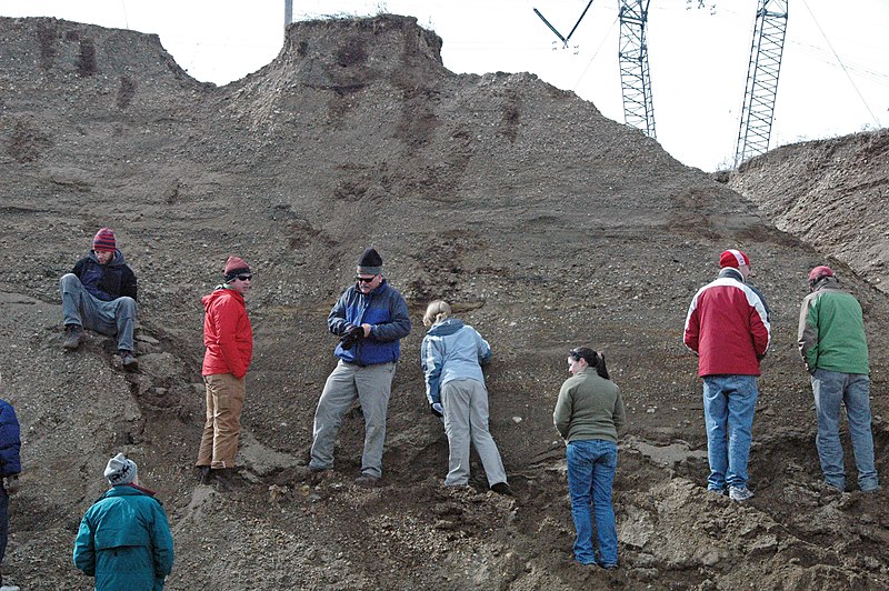 File:Glacial outwash (Upper Pleistocene, 15-18 ka; St. Louisville gravel pits, Licking County, Ohio, USA) 42 (44295902810).jpg