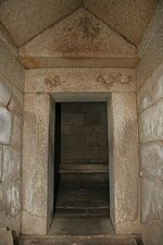 Tomb entrance, in stone