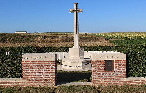 The Gordon Cemetery in Mametz, Somme