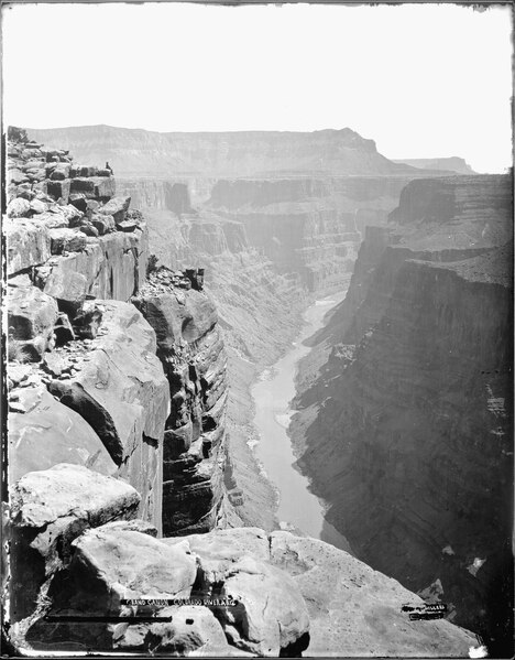 File:Grand Canyon of the Colorado River at the foot of the Toroweap, Arizona. G.S.A. No. 151 Grand Canyon - NARA - 517739.tif