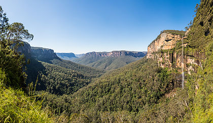 Panorama do Vale Grose visto do Passo de Rodriguez próximo a Govett Leap, Blackheath, Montanhas Blue em Nova Gales do Sul, Austrália. (definição 10 944 × 6 355)