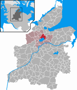 Läget för kommunen Groß Wittensee i Kreis Rendsburg-Eckernförde