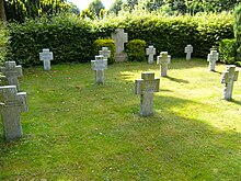 Kriegsgräberstätte für Soldaten des Zweiten Weltkriegs auf dem Friedhof von Grube (Holstein)