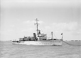 HMS <i>Seagull</i> (J85) Minesweeper of the Royal Navy