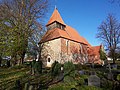 Kirche und Grabstein Mussäus