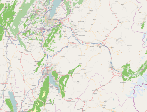 Mapon de Haute-Savoie, montrante parkojn kaj vojojn