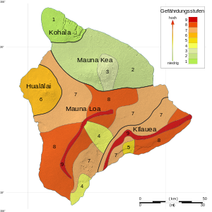 Insel Hawaii: Vulkanismus, Mythologie, Name