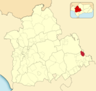 Расположение муниципалитета Эррера на карте провинции