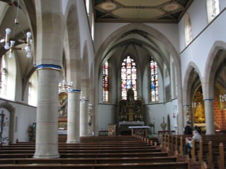 Hirschberg St Johannes Baptist Innenraum