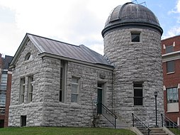 Holden Observatory, the second-oldest building in the university. Holden Observatory, Syracuse University.jpg