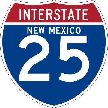 Interstate 25 in New Mexico