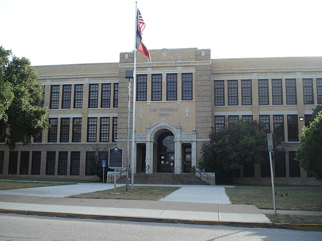 Site of former I.M. Terrell High School as of 2013.