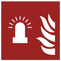 F018 – Fire alarm flashing light