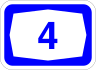 Escudo de la autopista 4}}