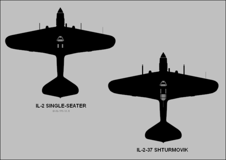 Tập tin:Ilyushin Il-2 and Il-2-37 top-view silhouettes.png