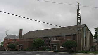 The current church building Immaculate Conception Catholic Church, Botkins.jpg