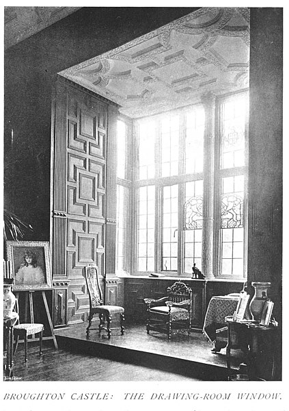 File:In English Homes Vol 1 Broughton Castle the drawing room window 31295001575223 0018.jpg