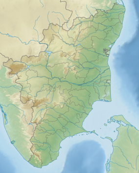 नीलगिरि संरक्षित जैवमंडल की अवस्थिति दिखाता मानचित्र