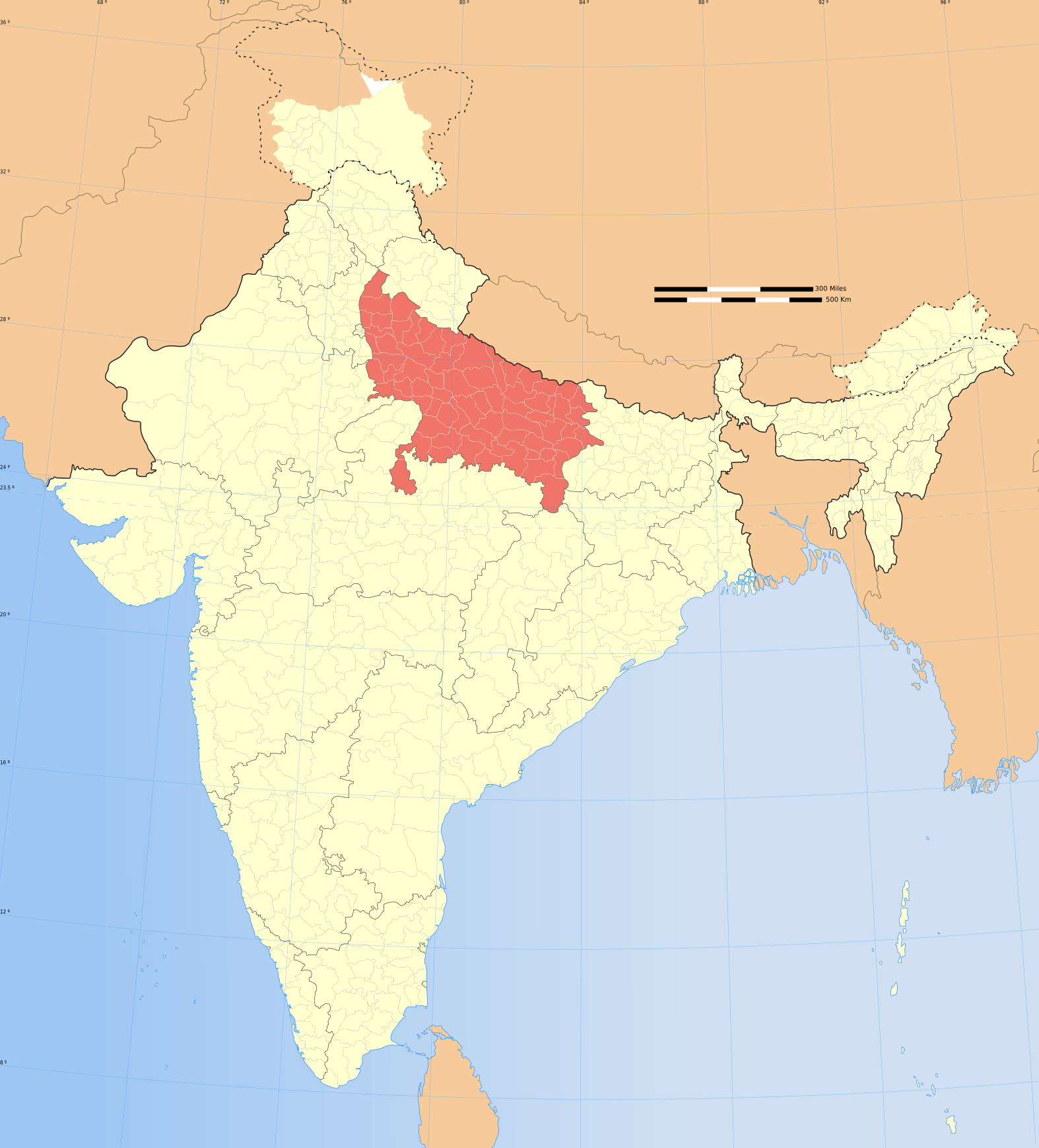 up map in india up map in india