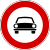 Italian traffic signs - divieto di transito a tutti gli autoveicoli.svg