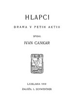 Миниатюра для Файл:Ivan Cankar - Hlapci.pdf