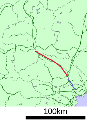 JR Takasaki Line linemap.svg