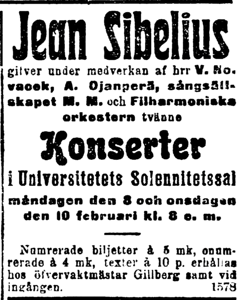 File:JSibelius ViolinConcerto&Cassazione Hufvudstadtsbladet 08Feb1904.png