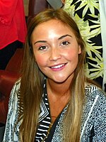 Jacqueline Jossa (Lauren Branning) was awarded Newcomer in 2012. Jacqueline Jossa 2016.jpg