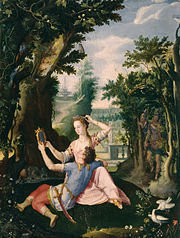 Rinaldo en Armida (ca. 1600) uit Jeruzalem verlost