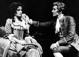 Jane Seymour and Ian McKellen in Amadeus, 1980 or 1981.jpg