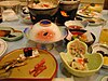 Fancy Japanese ''kaiseki'' (会席) multi-course dinner