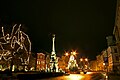 Čeština: Náměstí v noci Vánoce 2008 English: Square at night Christmas 2008