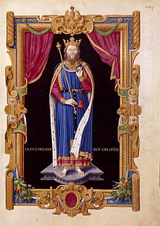 Jean de Tillet - Clovis Ier roy crestien - Recueil des rois de France.jpg