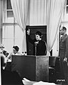 Jeanette Wolf sworn in as prosecution witness during the Ministries Trial.jpg