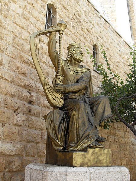 File:Jerusalem Mount Sion King David Statue.jpg