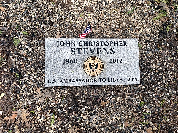 Grave of John Christopher Stevens in Grass Valley, California