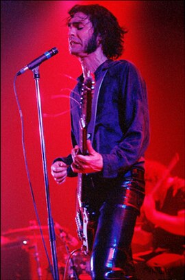 Jon Spencer performing with Blues Explosion in 2006