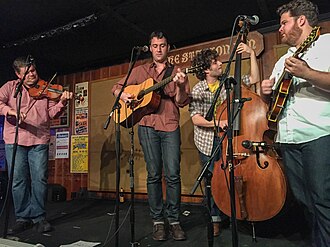 Jordan Tice and Horse County at The Station Inn, Nashville, 2016 Jordan Tice at the Station Inn, 2016.jpg