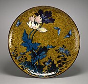 Japanese inspired plate, c. 1875, Walters Art Museum, Baltimore