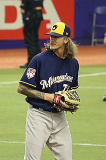 <span class="mw-page-title-main">Josh Hader</span> American baseball pitcher (born 1994)