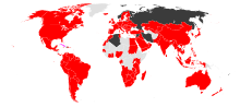 Thumbnail for List of countries with KFC franchises