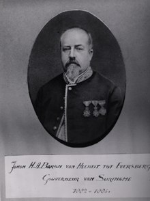 KITLV - 33041 - John Herbert August Willem van Heerdt tot Eversberg, governor of Surinam (1882-1885) - circa 1885.tif